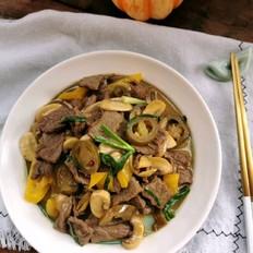 口蘑炒肉片的做法-酸辣味炒菜譜