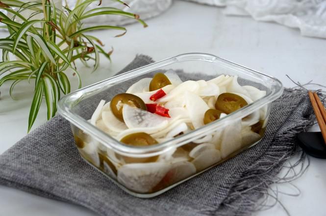 辣椒圈白蘿卜泡菜的做法-酸辣味泡菜譜-易網健康養生網 辣椒圈白蘿卜泡菜的做法-酸辣味泡菜譜