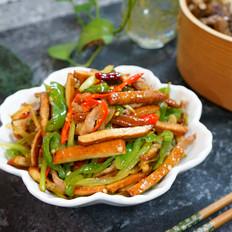 青椒炒香干的做法-香辣味炒菜譜