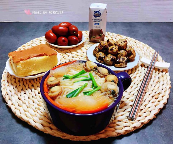 扇貝時蔬面的做法-咸鮮味煮菜譜-易網健康養生網 扇貝時蔬面的做法-咸鮮味煮菜譜