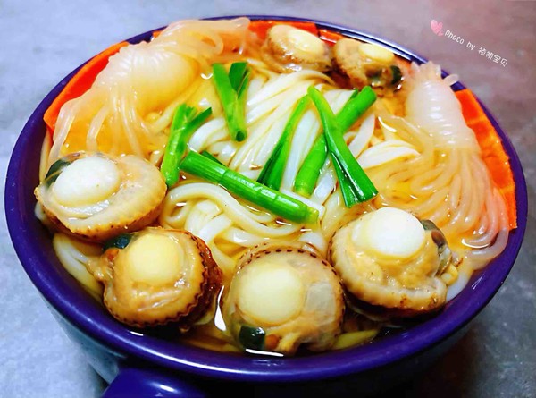 扇貝時蔬面的做法-咸鮮味煮菜譜-易網健康養生網 扇貝時蔬面的做法-咸鮮味煮菜譜