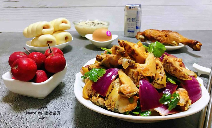 圓蔥拌假鮑魚的做法-酸辣味拌菜譜