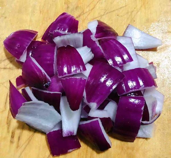 圓蔥拌假鮑魚的做法-酸辣味拌菜譜