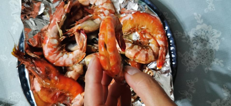 奧爾良黑虎蝦的做法-香辣味烘焙菜譜