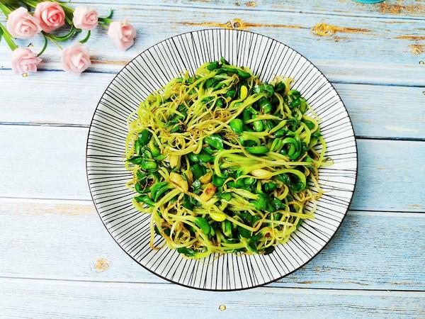 蒜香豆苗的做法-咸鮮味炒菜譜