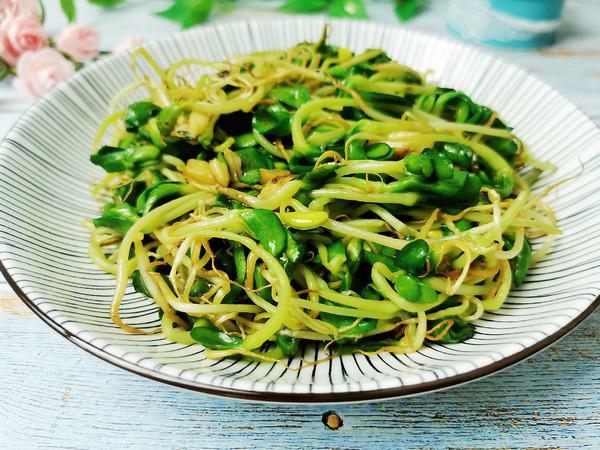 蒜香豆苗的做法-咸鮮味炒菜譜