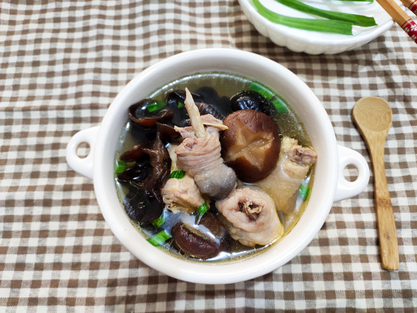 香菇木耳蒸雞的做法-咸鮮味蒸菜譜