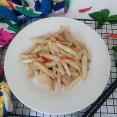 酸脆藕心菜的做法-酸辣味炒菜譜