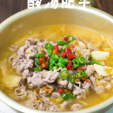 酸湯肥牛的做法-家常味炒菜譜