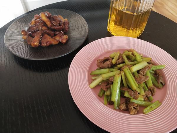 芹菜炒肉的做法-咸鮮味炒菜譜