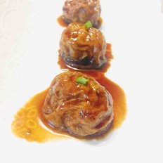 紅燒油面筋塞肉的做法-家常味燒菜譜