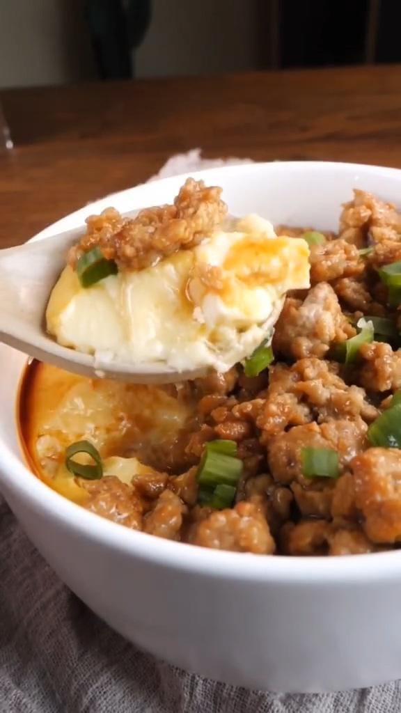 肉泥豆腐蒸蛋的做法-咸鮮味蒸菜譜-易網健康養生網 肉泥豆腐蒸蛋的做法-咸鮮味蒸菜譜