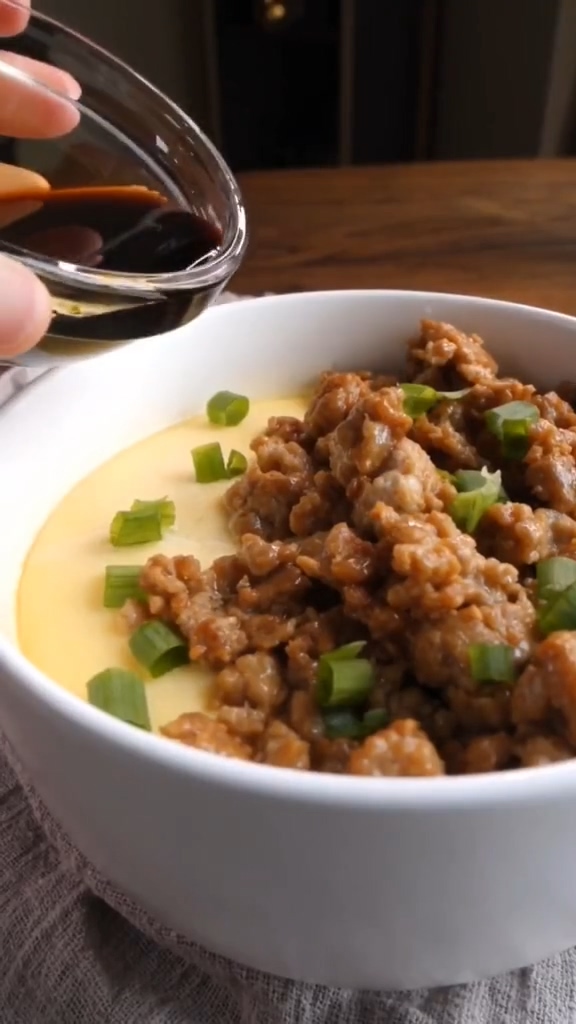 肉泥豆腐蒸蛋的做法-咸鮮味蒸菜譜-易網健康養生網 肉泥豆腐蒸蛋的做法-咸鮮味蒸菜譜