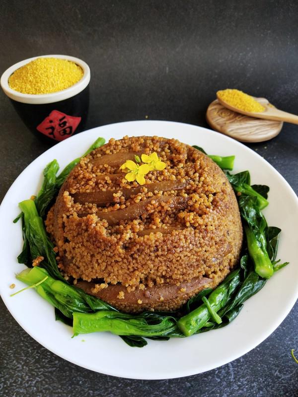 香糯小米扣肉的做法-家常味蒸菜譜-易網健康養生網 香糯小米扣肉的做法-家常味蒸菜譜