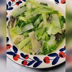 大白菜炒菇的做法-家常味炒菜譜