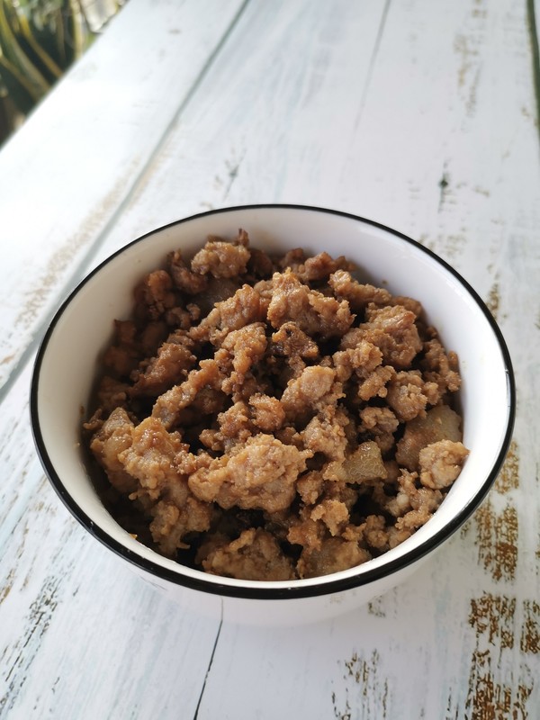 醬香肉沫的做法-醬香味炒菜譜