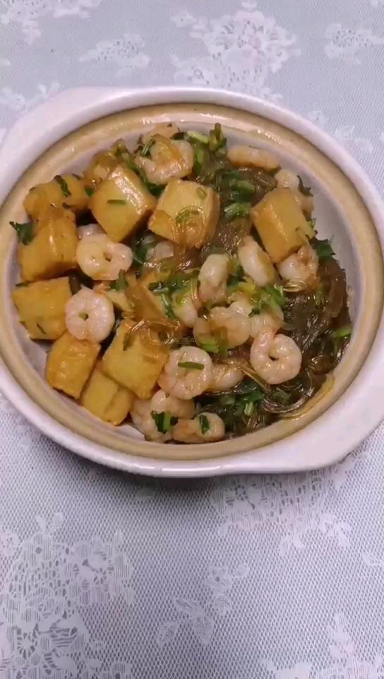 蝦仁粉絲煲的做法-家常味煮菜譜