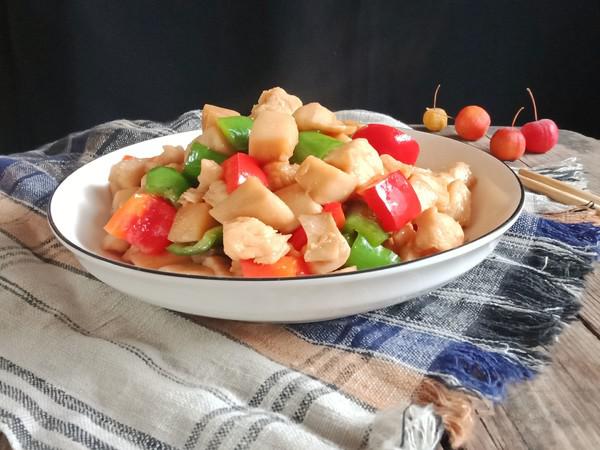 彩蔬雞丁的做法-家常味炒菜譜