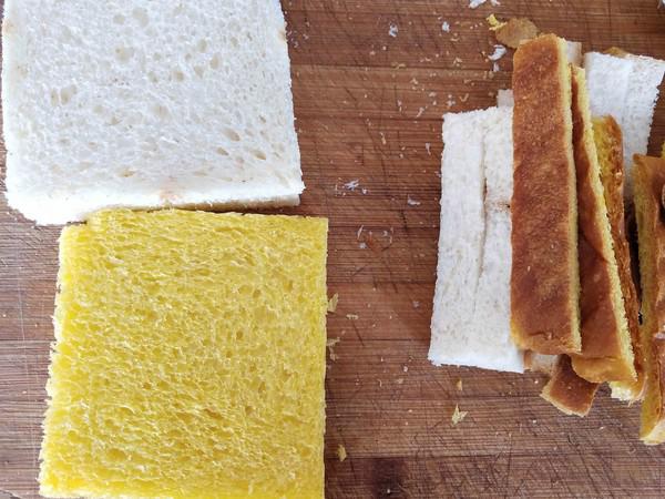 藍莓山藥西多士的做法-果味煎菜譜