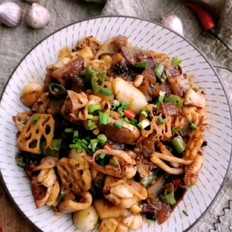 爆炒魷魚的做法-香辣味炒菜譜