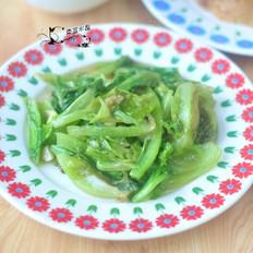 蒜蓉生菜的做法-家常味炒菜譜