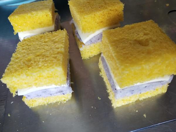 藍莓山藥西多士的做法-果味煎菜譜