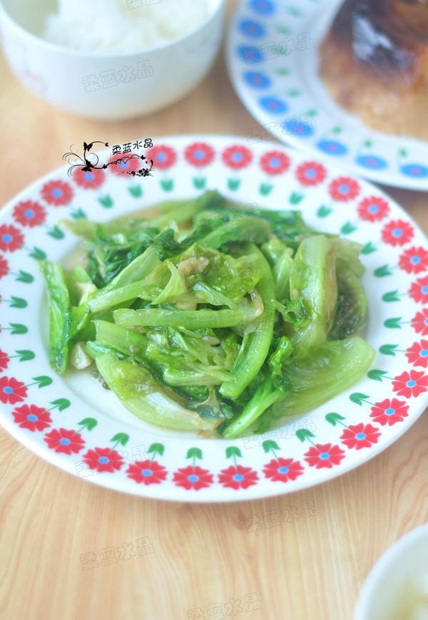 蒜蓉生菜的做法-家常味炒菜譜