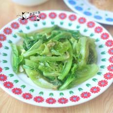 蒜蓉生菜的做法-家常味炒菜譜