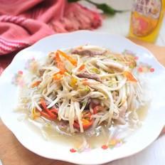 白芹炒肉絲的做法-家常味炒菜譜