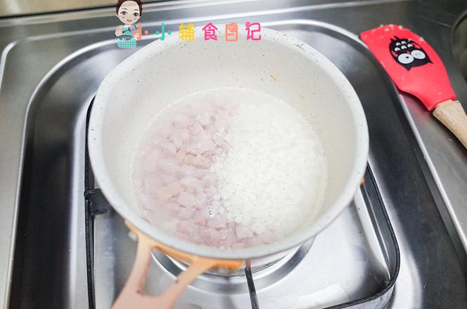 12個月以上香腸鱈魚炒蛋粒粒面的做法-家常味蒸菜譜