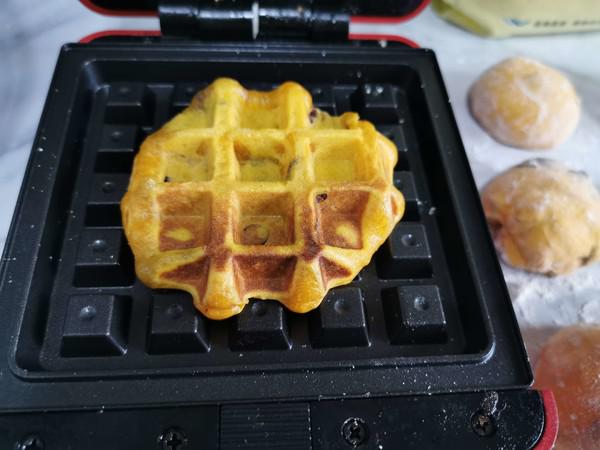 南瓜蜜豆華夫餅的做法-甜味烘焙菜譜