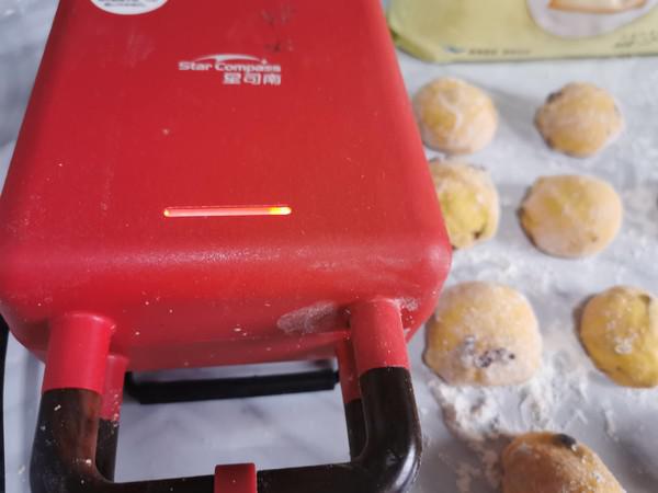 南瓜蜜豆華夫餅的做法-甜味烘焙菜譜