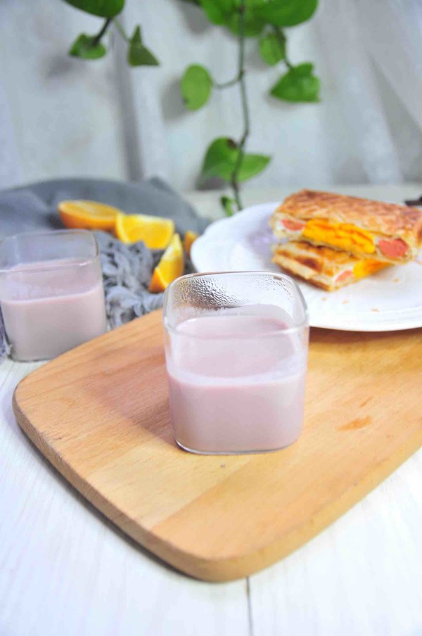 紫芋核桃奶的做法-甜味其它工藝菜譜