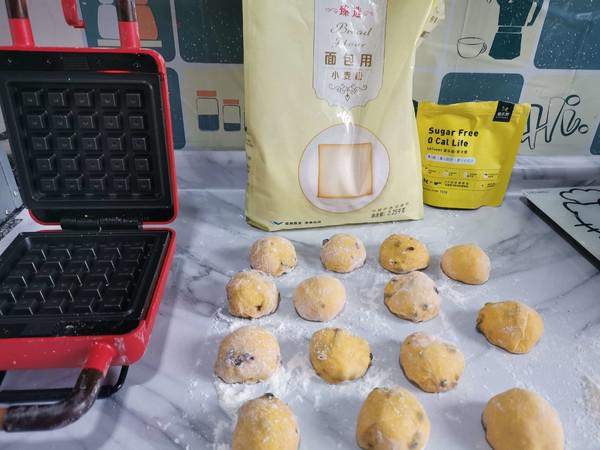 南瓜蜜豆華夫餅的做法-甜味烘焙菜譜