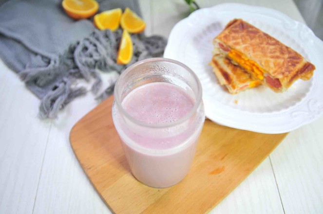 紫芋核桃奶的做法-甜味其它工藝菜譜