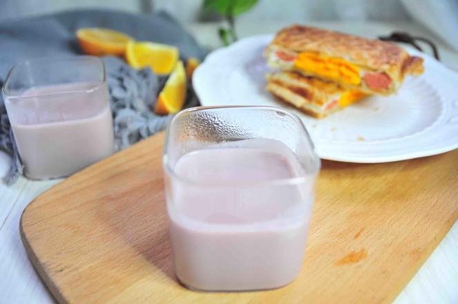 紫芋核桃奶的做法-甜味其它工藝菜譜