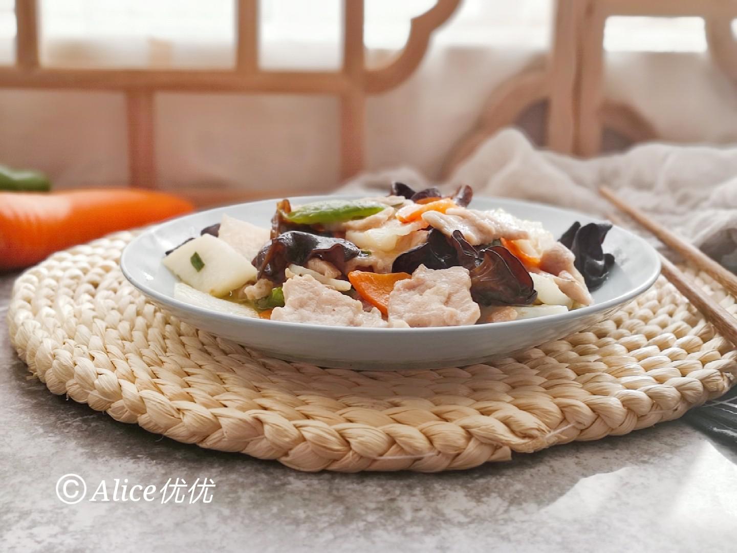 山藥炒肉片的做法-家常味炒菜譜