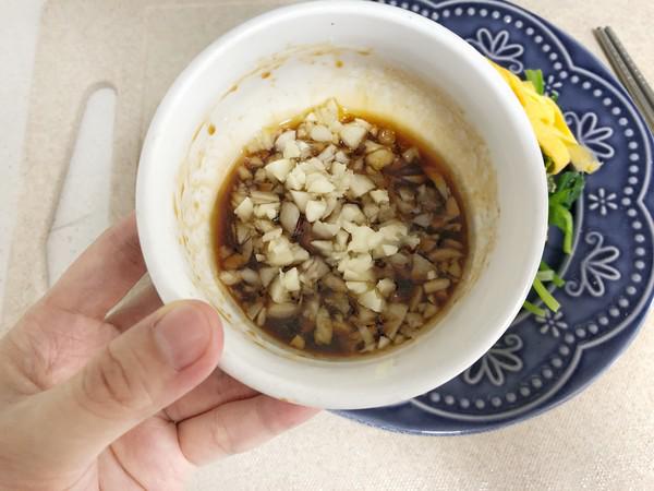 菠菜拌蛋絲的做法-家常味炒菜譜