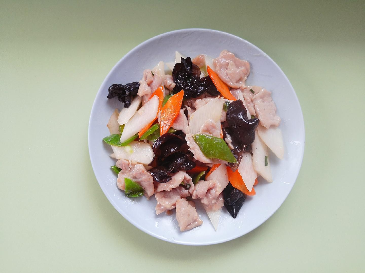 山藥炒肉片的做法-家常味炒菜譜