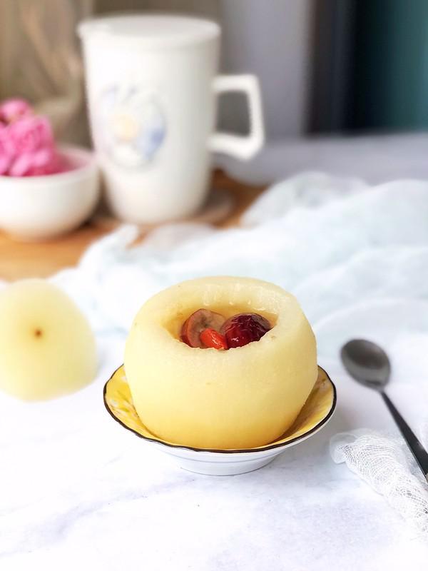 冰糖蒸雪梨的做法-甜味蒸菜譜