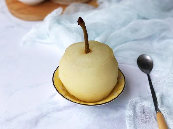 冰糖蒸雪梨的做法-甜味蒸菜譜