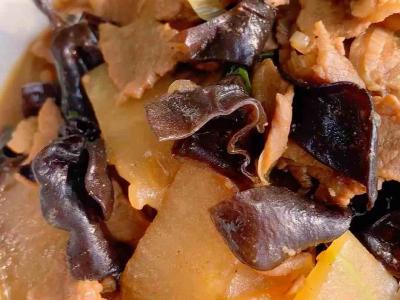 木耳冬瓜炒肉的做法-咸鮮味炒菜譜