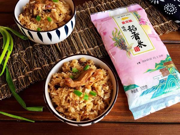 杏鮑菇排骨燜飯的做法-家常味燜菜譜