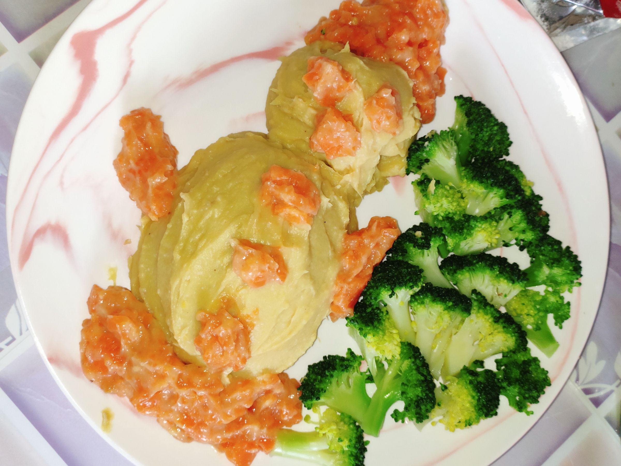 紅薯芋頭泥的做法-甜味蒸菜譜