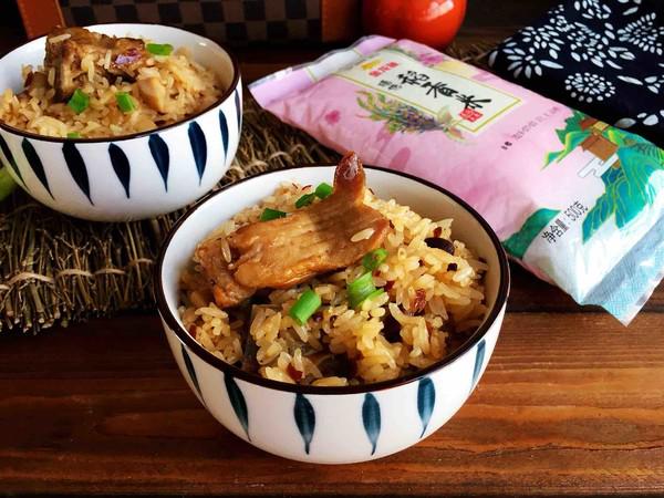 杏鮑菇排骨燜飯的做法-家常味燜菜譜