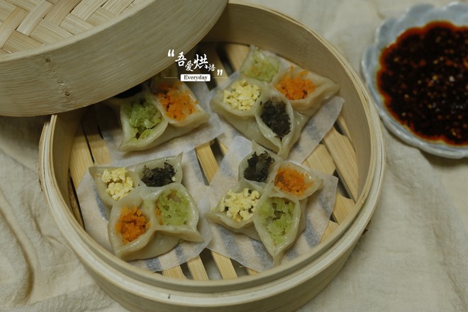 四喜蒸餃的做法-咸鮮味蒸菜譜