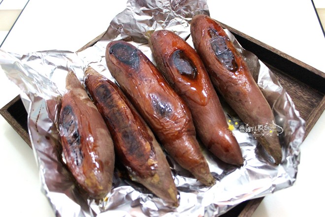 烤地瓜的做法-甜味烤菜譜-易網健康養生網 烤地瓜的做法-甜味烤菜譜