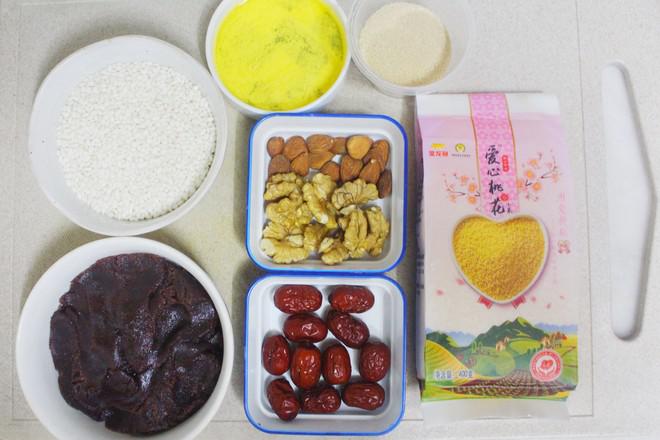 小米八寶飯的做法-甜味蒸菜譜