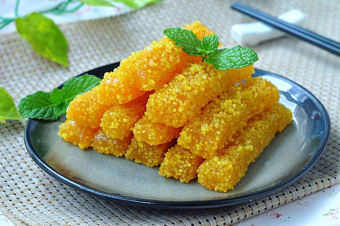 小米紅薯條的做法-甜味蒸菜譜