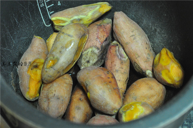 小米紅薯條的做法-甜味蒸菜譜